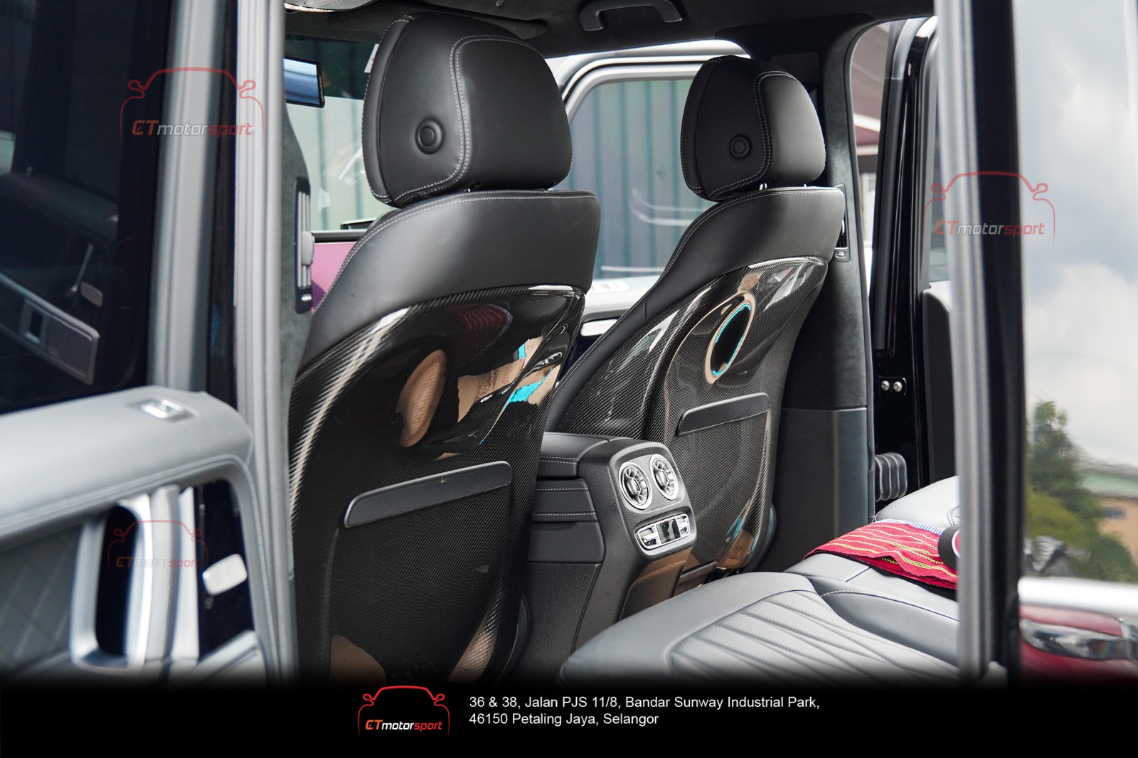 Mercedes G Class w464 Carbon Fiber Seat Cover