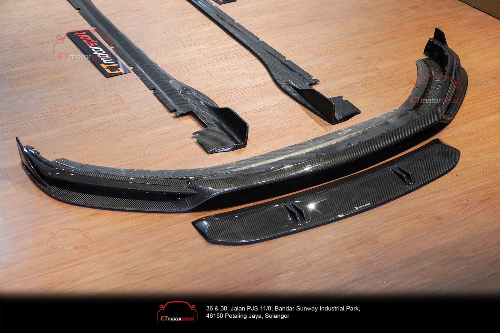 Porsche Panamera Sport Turismo TAKD Front Lip Double Layer