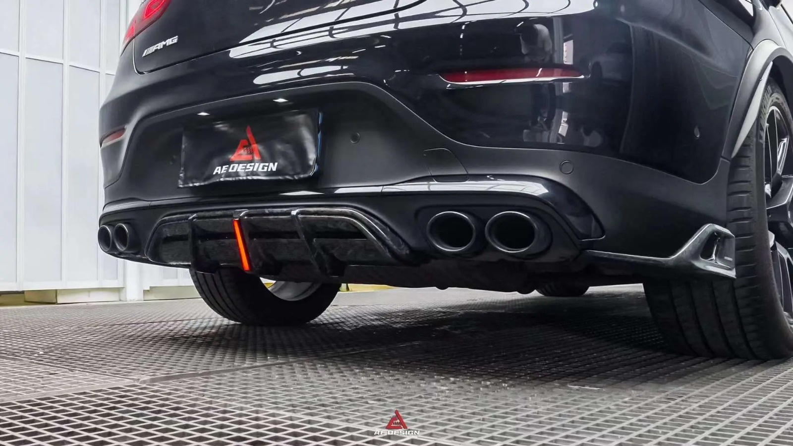 MERCEDES BENZ GLC43 2019-2022 Rear Splitter Ae Design