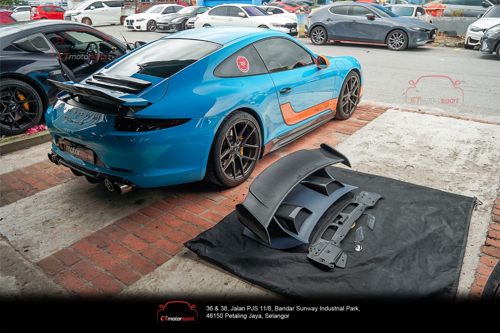 Porsche Carrera 991.1 GT3 Spoiler Style