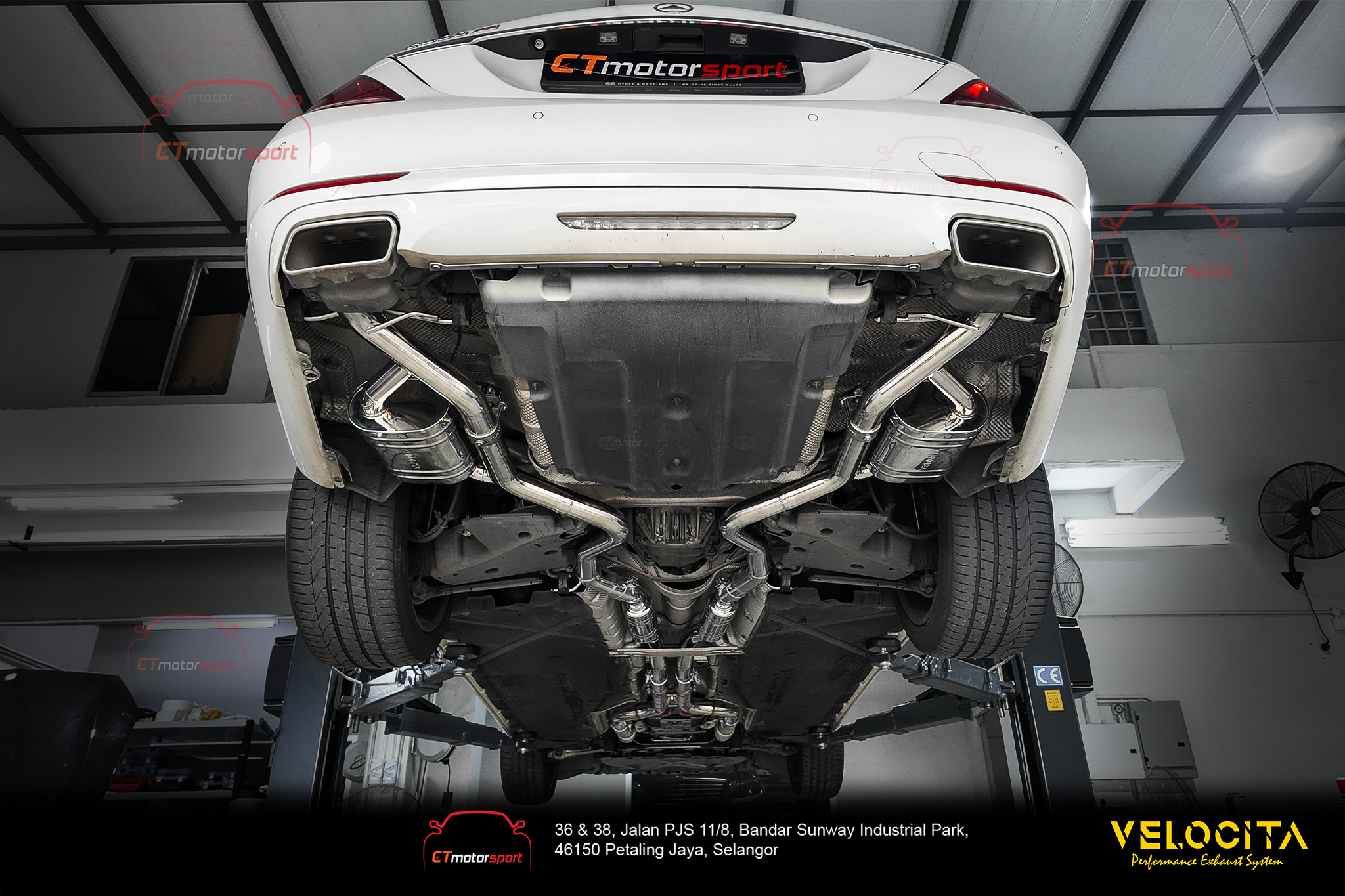 Mercedes Benz S-Class S400 W222 Velocita Performance Exhaust