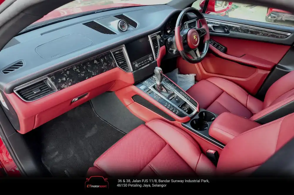 Porsche Macan Nappa Leather RED