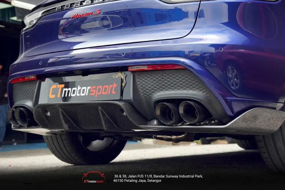 Porsche Macan 95B.3 (2022–2024) Rear Diffuser CMST Aerokit