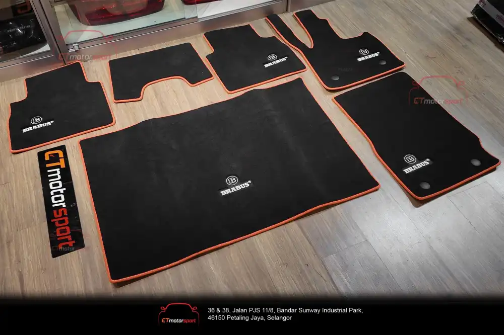 G Wagon Custom Floor Mats BRBS Model