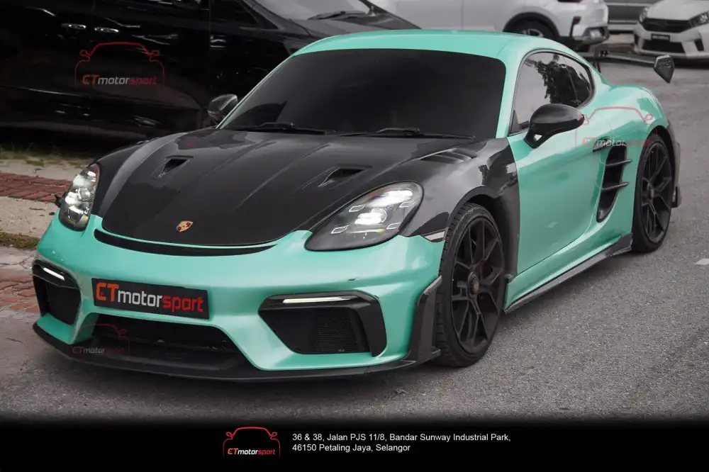 PORSCHE CAYMAN 718 UPGRADE GT4RS FULL PACKAGE