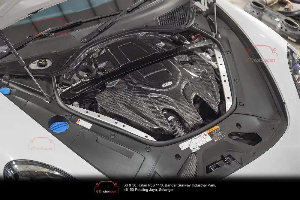 Porsche Panamera 971 2017 3.0T FOGIAGO COLD AIR INTAKE (DCF) HKS Air Filter