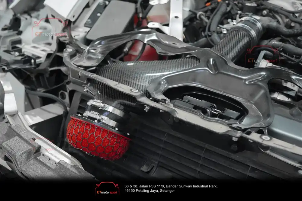 Porsche Panamera 971 2017 3.0T FOGIAGO COLD AIR INTAKE (DCF) HKS Air Filter