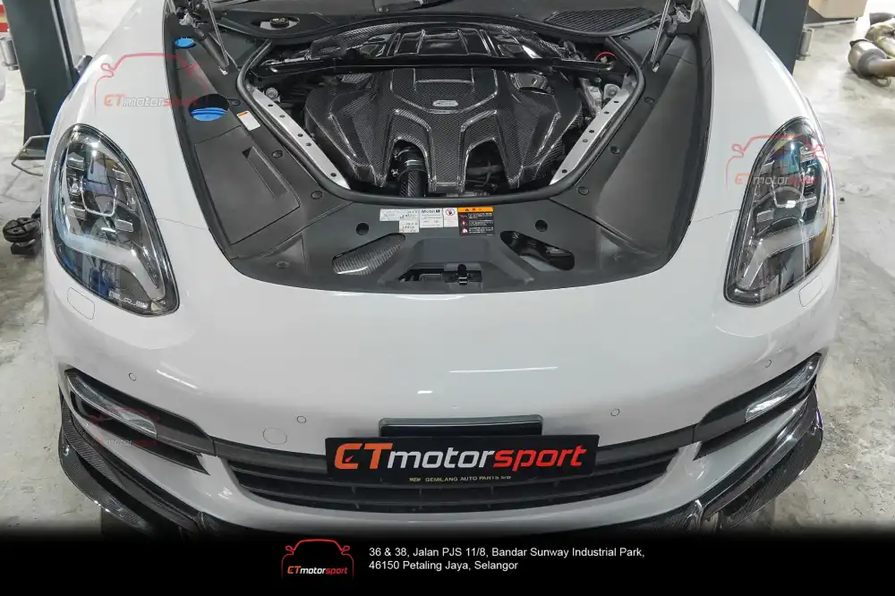 Porsche Panamera 971 2017 3.0T FOGIAGO COLD AIR INTAKE (DCF) HKS Air Filter