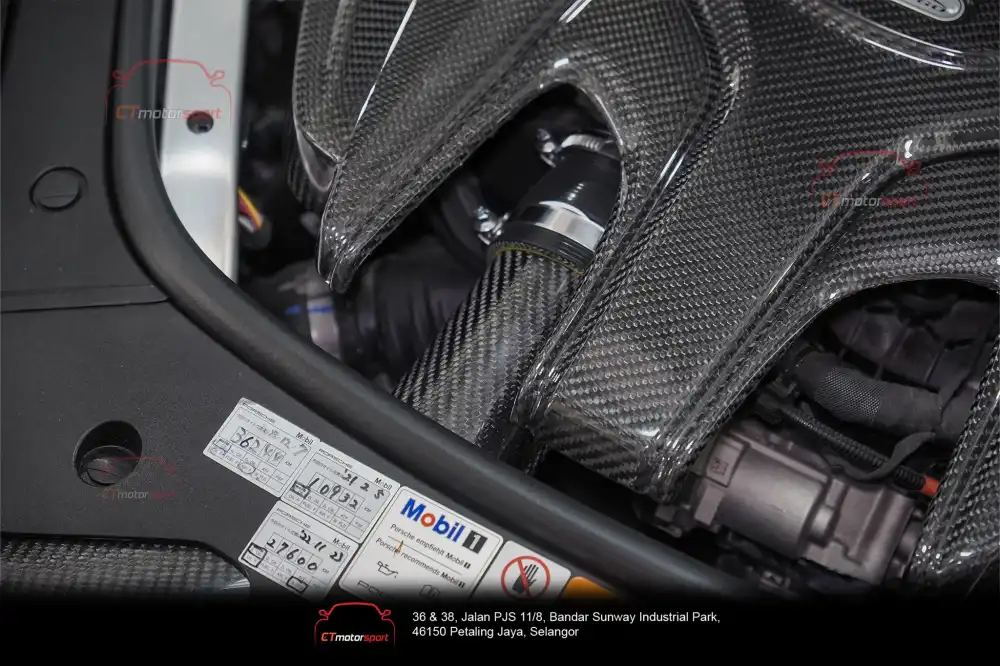 Porsche Panamera 971 2017 3.0T FOGIAGO COLD AIR INTAKE (DCF) HKS Air Filter