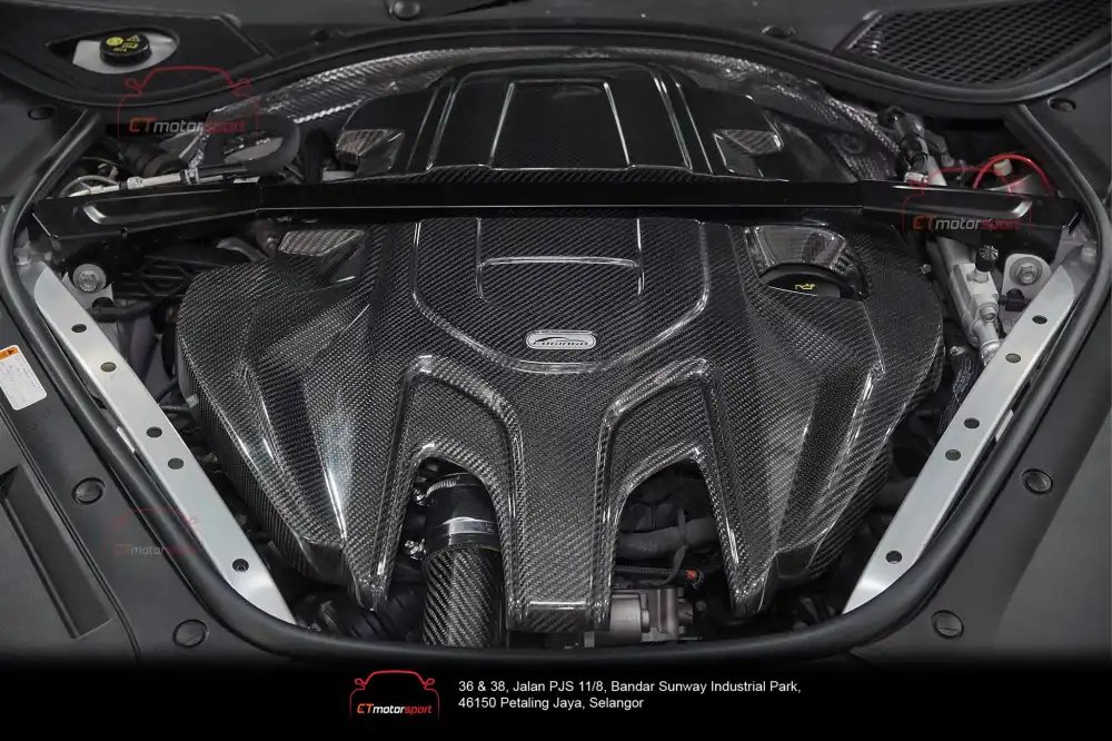 Porsche Panamera 971 2017 3.0T FOGIAGO COLD AIR INTAKE (DCF) HKS Air Filter