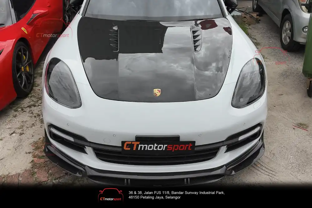 Porsche Panamera TAKD Front Hood Carbon Fiber