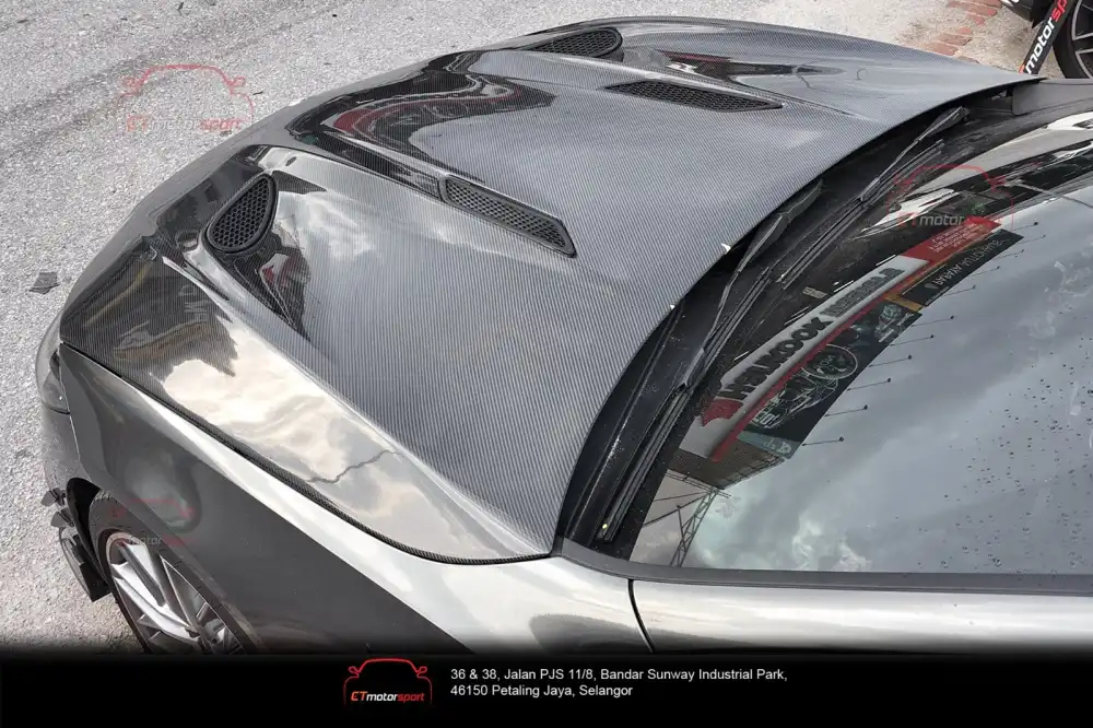 Mercedes Benz W206 TopCar style Hood Carbon Fiber