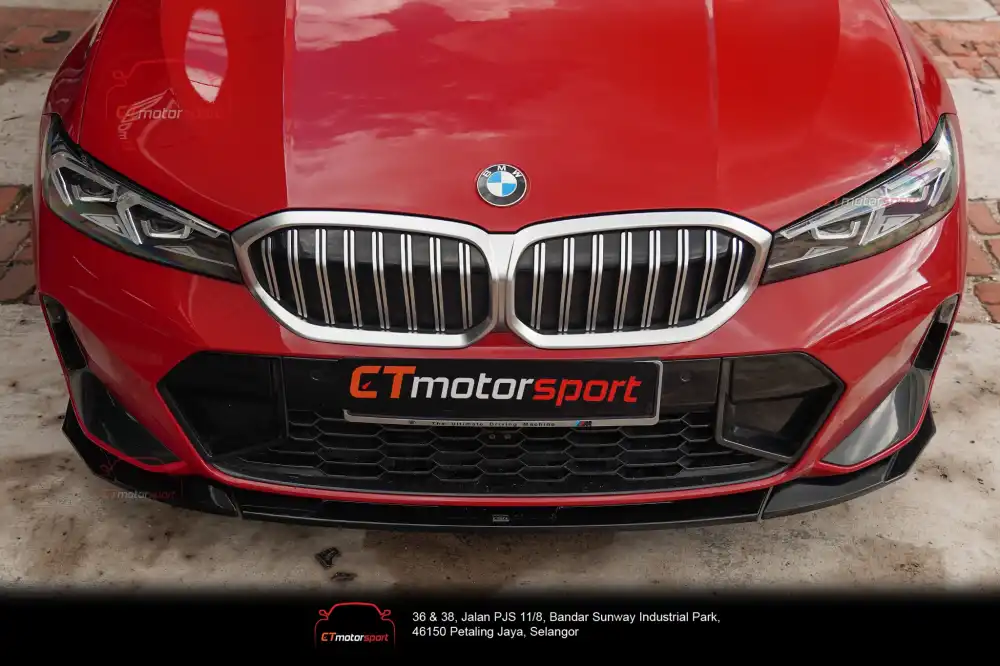BMW G20 Lci Vten Front Lip Gloss Black