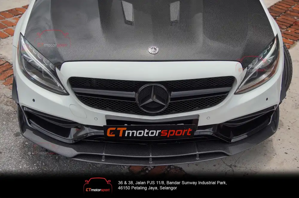 Mercedes Benz C-Class W205 C63 style Front lip