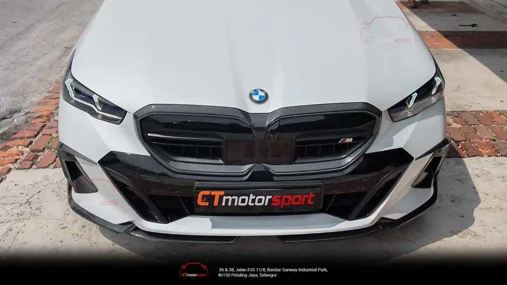 BWM G60 M Performance Front Lip Carbon Fiber
