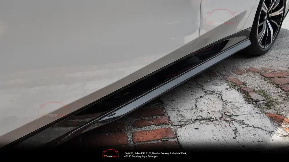 BWM G60 M Performance Side Skirt Lip Carbon Fiber