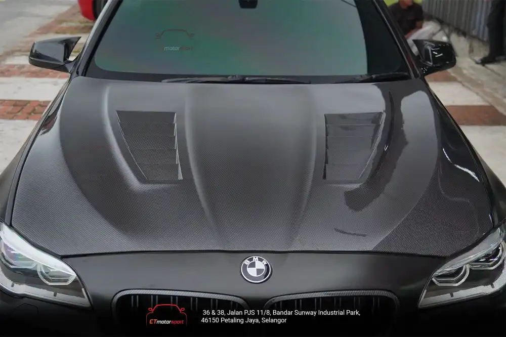 BMW F10 Front Hood M5 Style Carbon Fiber