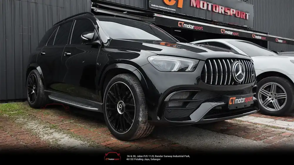 Mercedes Benz GLE x167 2020 Upgrade Gle 63 front bumper