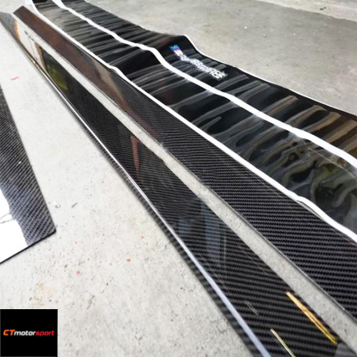 BMW F15 X 5 Carbon Fiber Side Skirt Lip Bodykit 