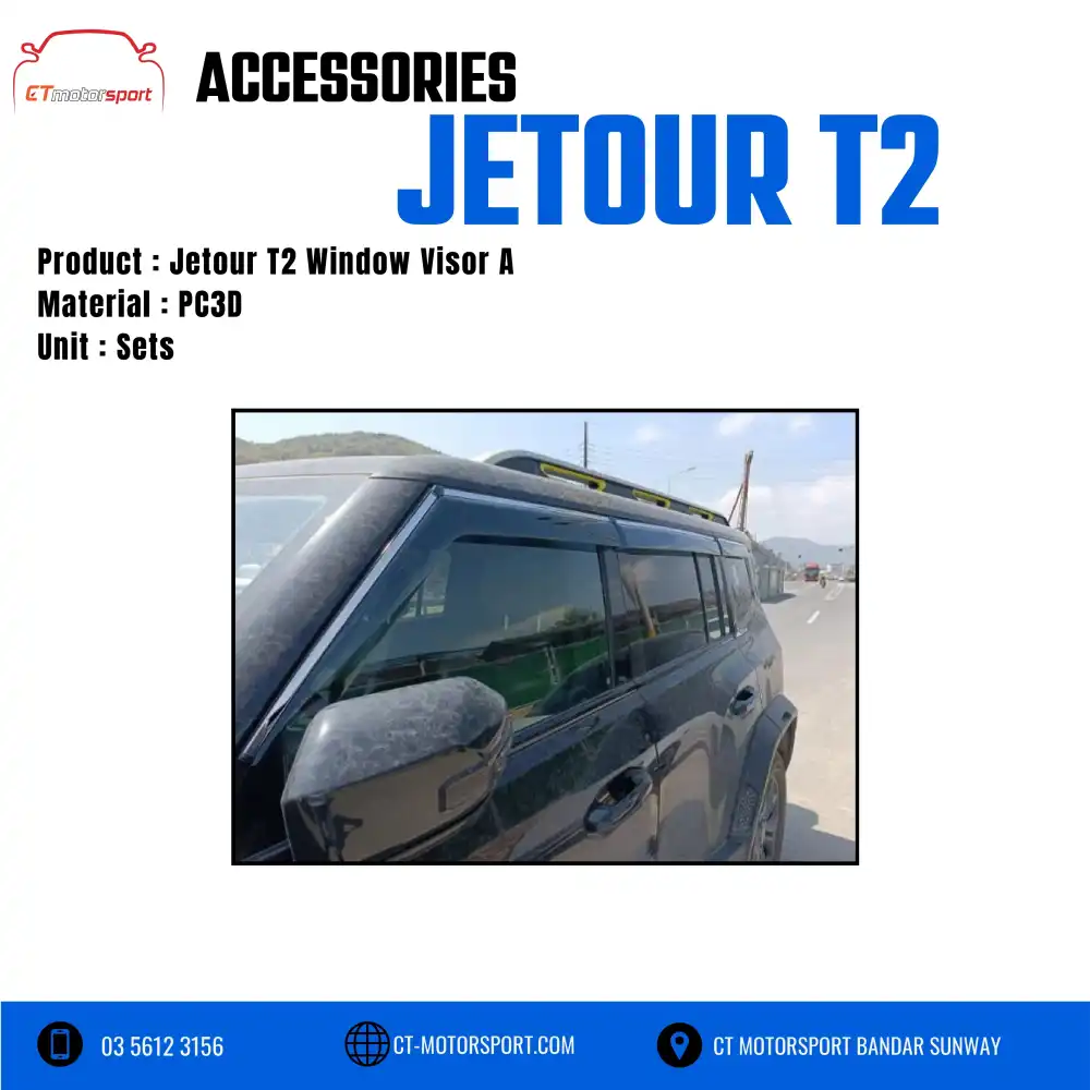Jetour T2 Window Visor A