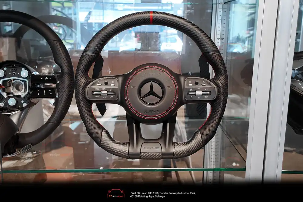 Mercedes Benz AMG Steering Matte Carbon Fiber