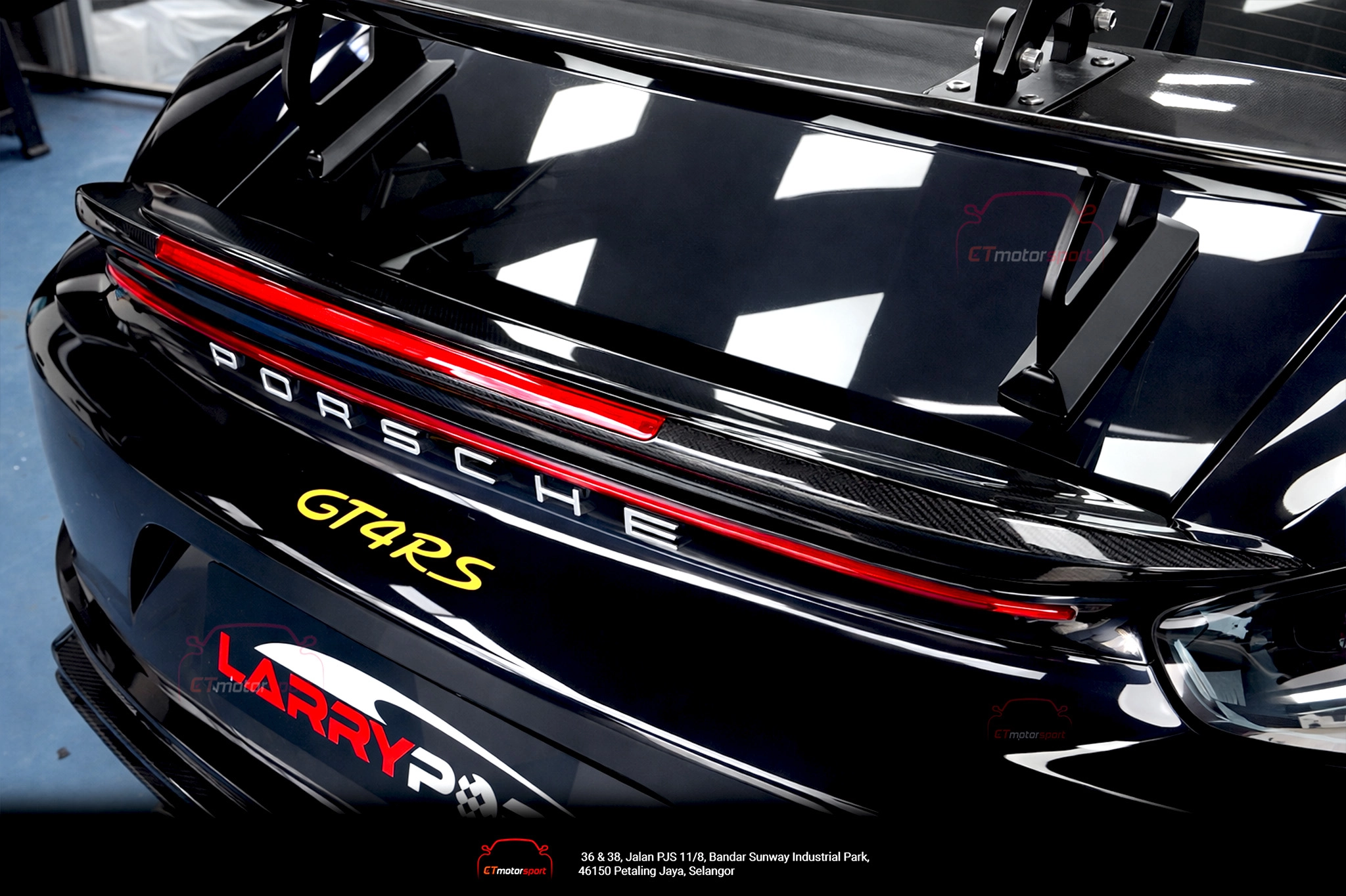 Porsche Cayman 718 GT4rs Style Spoiler