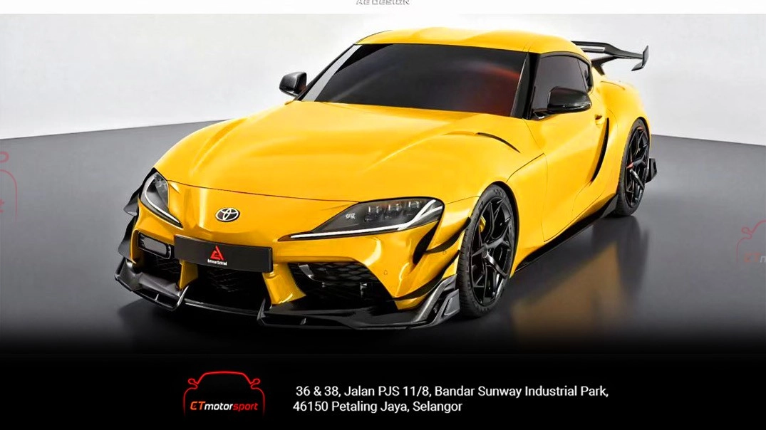 Toyota Supra MK5 Front Lip & Splitter Ae Design Carbon Fiber