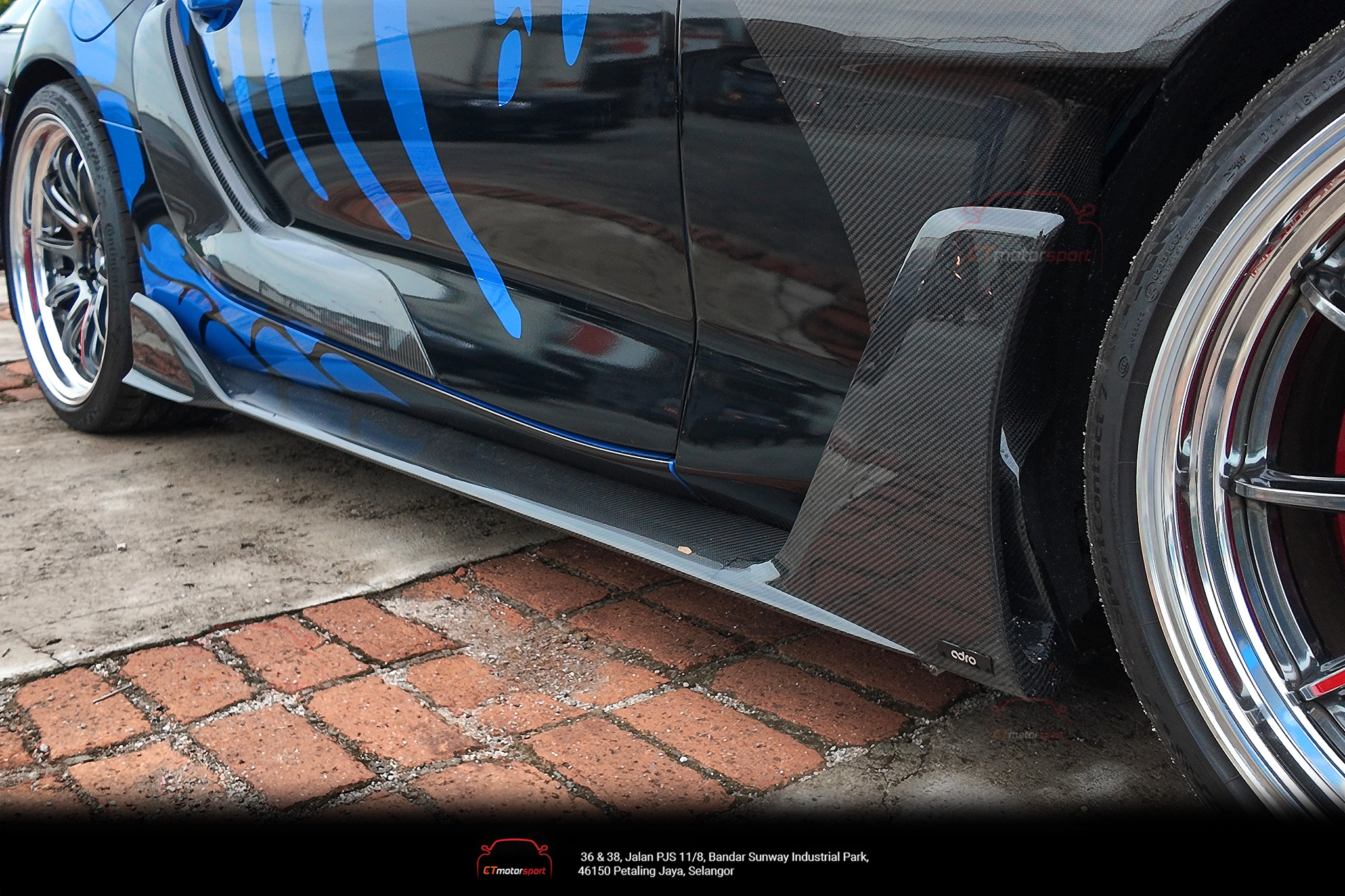 Toyota GR Supra Mk5 ADRO  Side Skirt V2