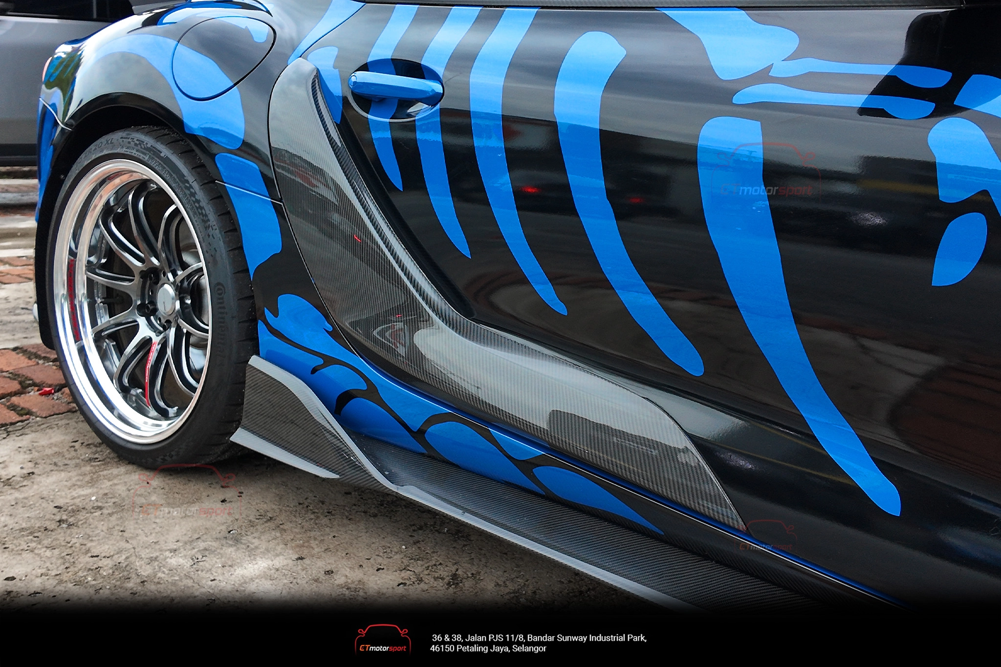 Toyota GR Supra Mk5 ADRO DOOR GARNISHES Carbon Fiber