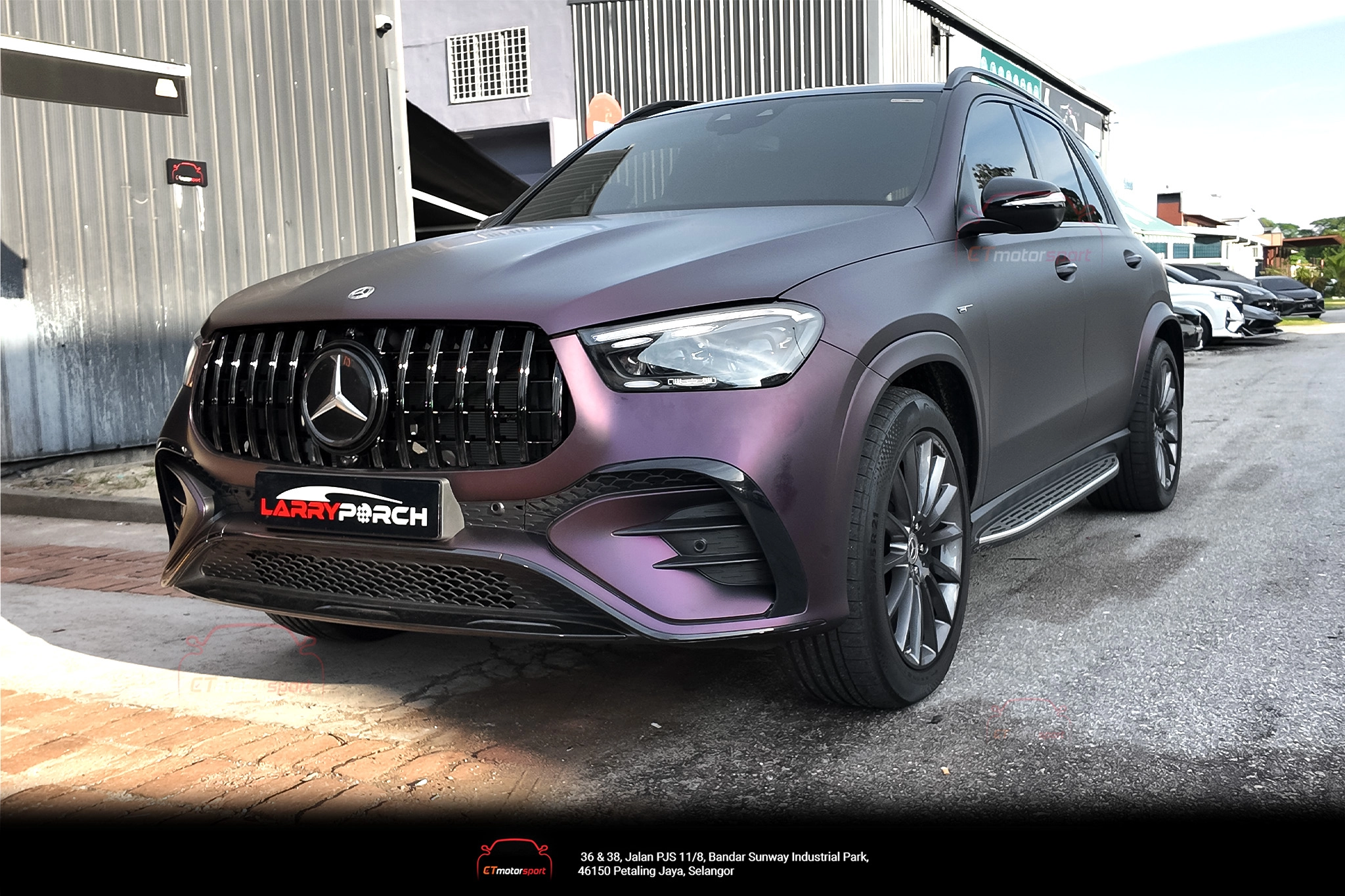 Mercedes Benz GLE W167 Facelift Gloss Black