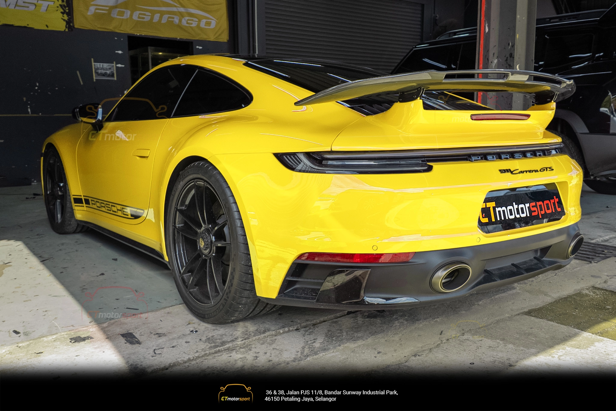 Porsche Carrera 911 992 Spoiler CMST Type B V2 Rear Wing