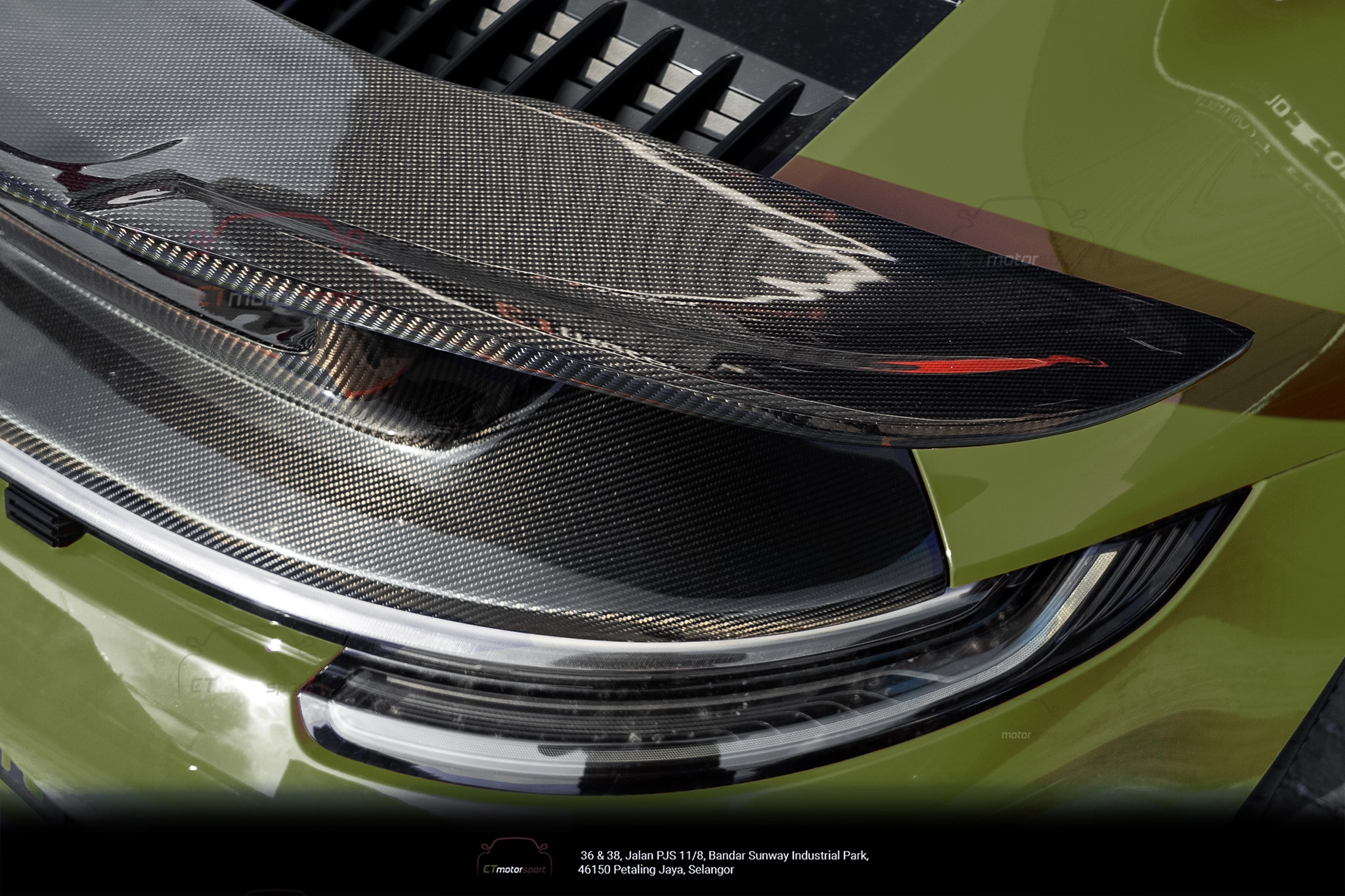 Porsche Carrera 911 992 Spoiler CMST Type B V2 Rear Wing