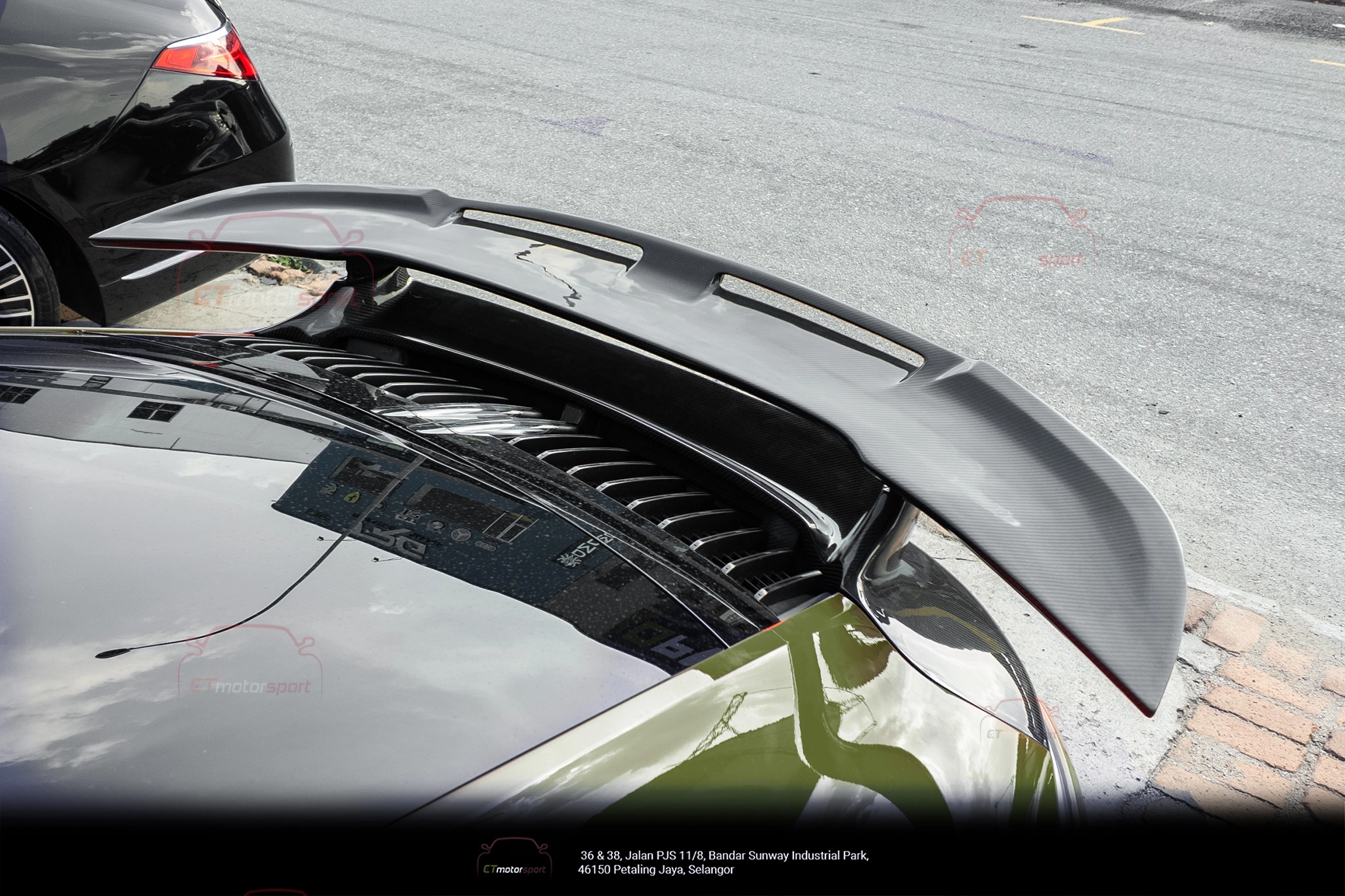 Porsche Carrera 911 992 Spoiler CMST Type B V2 Rear Wing