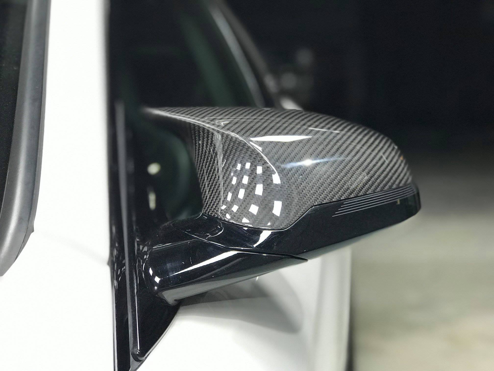 BMW F82 M4 Series Installed M4 Original Style Carbon Side Mirror  