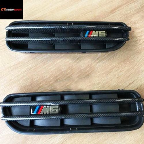 BMW E60 M5 Fender Carbon Grill Vent Replacement 