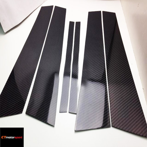 BMW E71 Real Carbon Door Pillar Set 