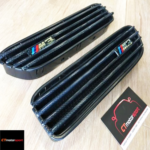 BMW E90 M3 Fender Carbon Grill Vent Replacement 