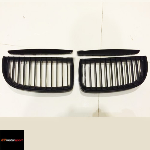 BMW E90 Pre Facelift Matte Black Grille 