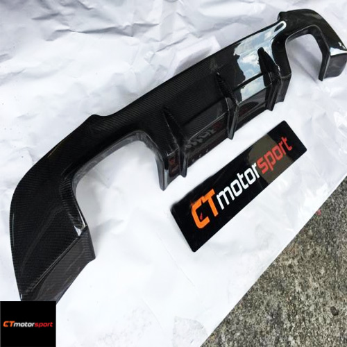 BMW E92 Msport Mtec Carbon Fiber Diffuser 