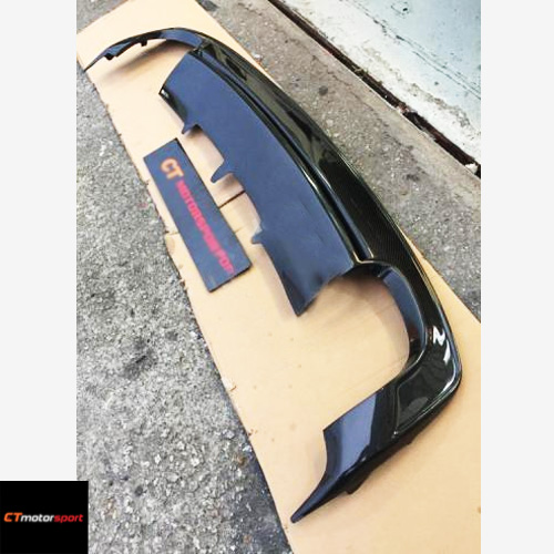 Audi A4 S4 B8.5 Installed Carbon Fiber Rear Diffuser