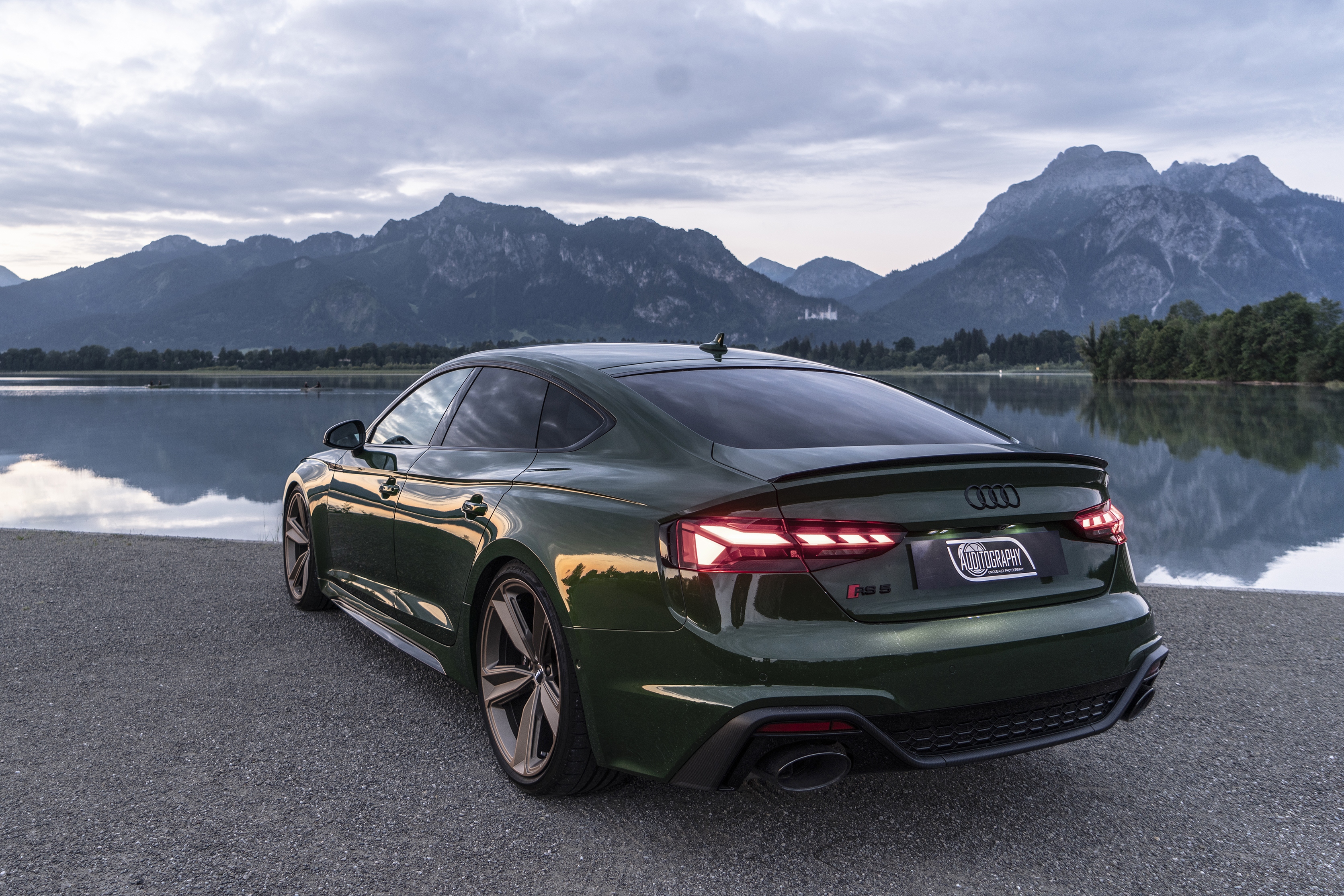 Audi A4 S4 B9 Installed RS4 Style Rear Bumper Diffuser