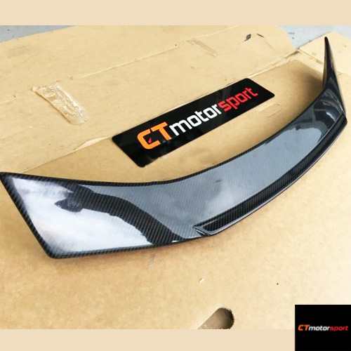 Audi TT Installed Caractere Style Carbon Rear Boot Spoiler