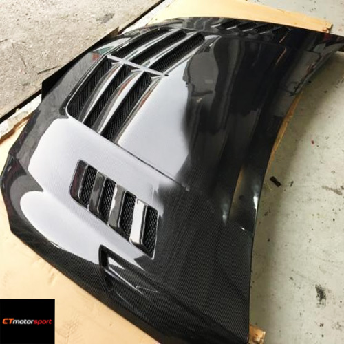 Mercedes Benz A-Class W176 Installed VARIS Carbon Fiber Front Hood Bonnet 