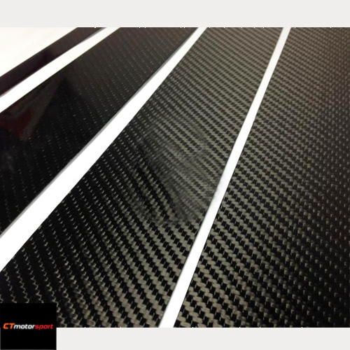 Mercedes W204 Carbon Fiber Door Pillar 6pcs 
