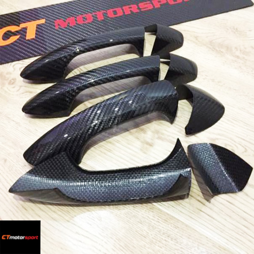 Mercedes W204 Dry Carbon Handle Cover 