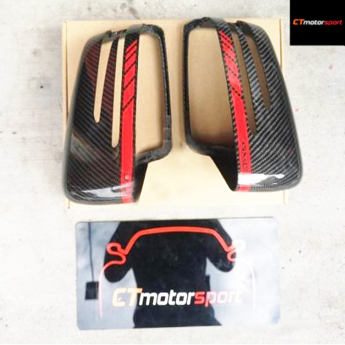 Mercedes W204 Dry Carbon Side Mirror Replacement Cover 