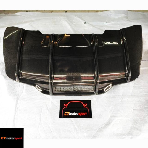 Mercedes W205 C63 PSM Carbon Fiber Rear Diffuser 