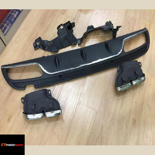 Mercedes W205 C250 C300 Rear Diffuser Tail Pipe  