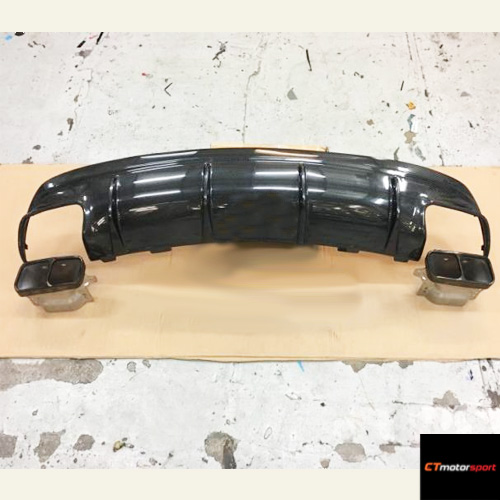 Mercedes W117 CLA45 Facelift Rear Carbon Diffuser 