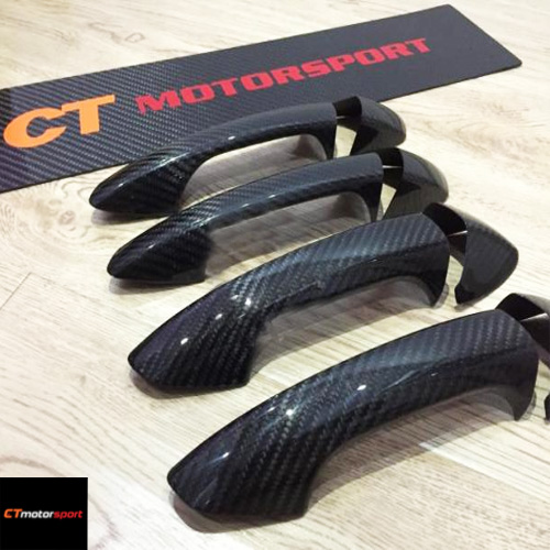Mercedes W218 Dry Carbon Handle Cover 